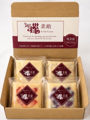 純生クリームクレープ お店で人気の4種セット